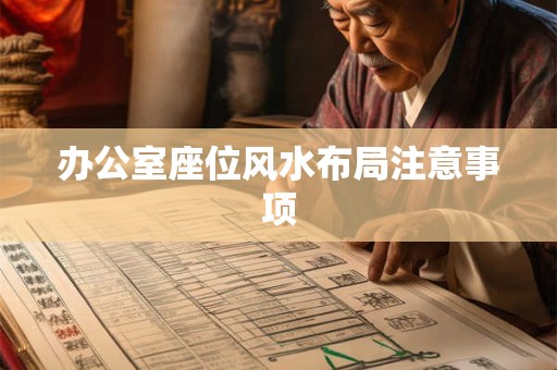 办公室座位风水布局注意事项