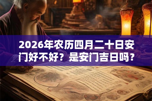 2026年农历四月二十日安门好不好?是安门吉日吗? 2026年农历四月二十日安门好不好?是安门吉日吗?