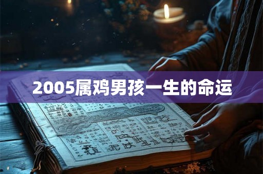 2005属鸡男孩一生的命运