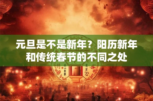 元旦是不是新年？阳历新年和传统春节的不同之处