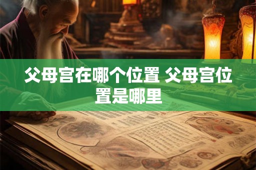 父母宫在哪个位置 父母宫位置是哪里