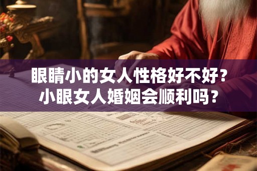 眼睛小的女人性格好不好？小眼女人婚姻会顺利吗？