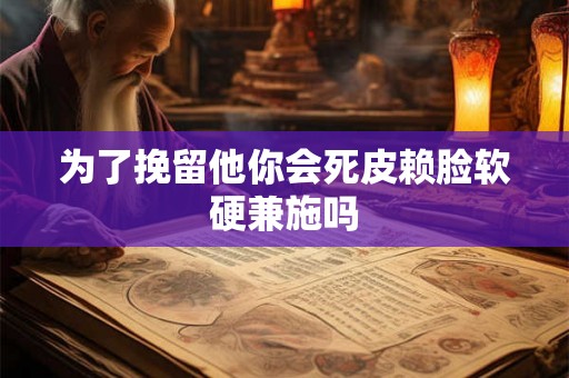 为了挽留他你会死皮赖脸软硬兼施吗