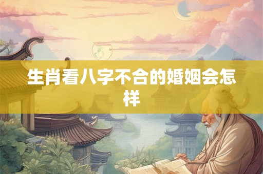 生肖看八字不合的婚姻会怎样 生肖看八字不合的婚姻会怎样