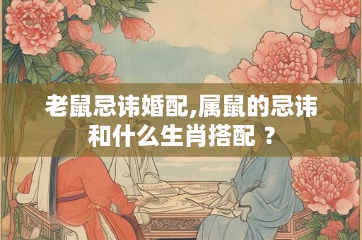 老鼠忌讳婚配,属鼠的忌讳和什么生肖搭配 ？