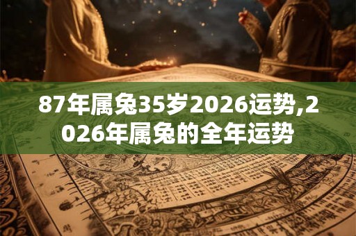 87年属兔35岁2026运势,2026年属兔的全年运势