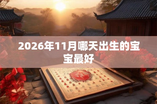 2026年11月哪天出生的宝宝最好 2026年11月哪天出生的宝宝最好