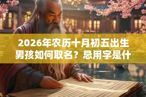 2026年农历十月初五出生男孩如何取名？忌用字是什么？