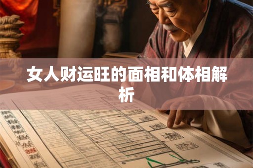 女人财运旺的面相和体相解析 女人财运旺的面相和体相解析