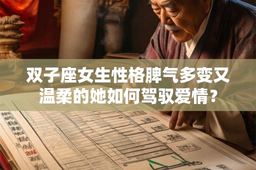 双子座女生性格脾气多变又温柔的她如何驾驭爱情？