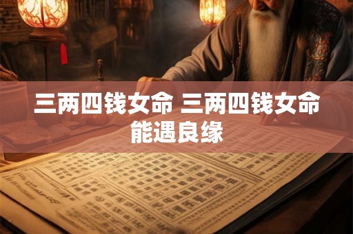 三两四钱女命 三两四钱女命能遇良缘 三两四钱女命 三两四钱女命能遇良缘