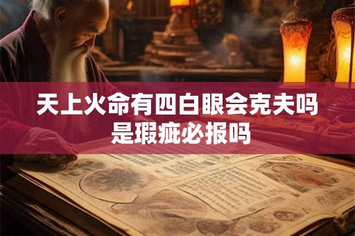 天上火命有四白眼会克夫吗 是瑕疵必报吗