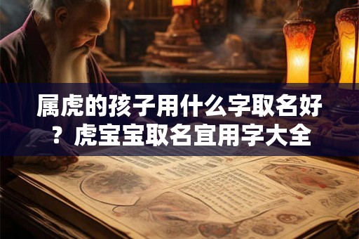 属虎的孩子用什么字取名好？虎宝宝取名宜用字大全