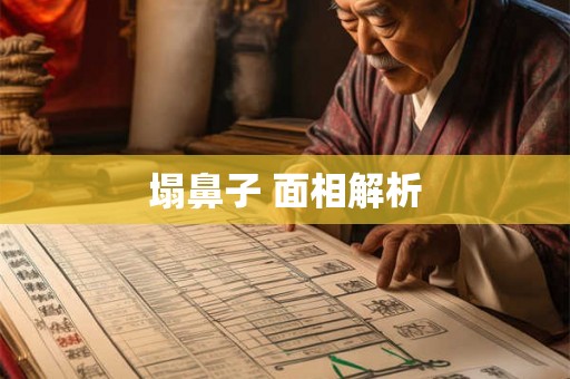 塌鼻子 面相解析 塌鼻子 面相解析