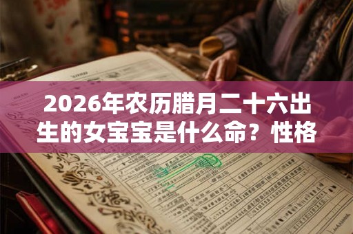 2026年农历腊月二十六出生的女宝宝是什么命?性格好不好? 2026年农历腊月二十六出生的女宝宝是什么命?性格好不好?