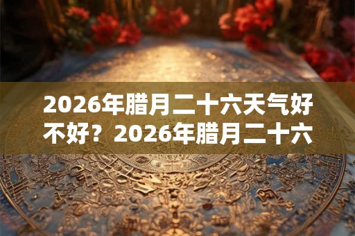 2026年腊月二十六天气好不好？2026年腊月二十六是几九？