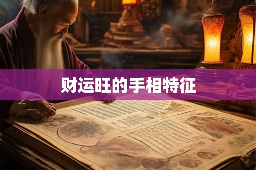 财运旺的手相特征