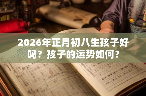 2026年正月初八生孩子好吗?孩子的运势如何? 2026年正月初八生孩子好吗?孩子的运势如何?