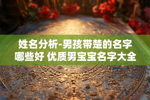 姓名分析-男孩带楚的名字哪些好 优质男宝宝名字大全