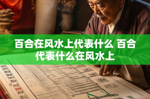 百合在风水上代表什么 百合代表什么在风水上