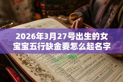 2026年3月27号出生的女宝宝五行缺金要怎么起名字 2026年3月27号出生的女宝宝五行缺金要怎么起名字