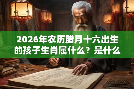 2026年农历腊月十六出生的孩子生肖属什么？是什么星座？