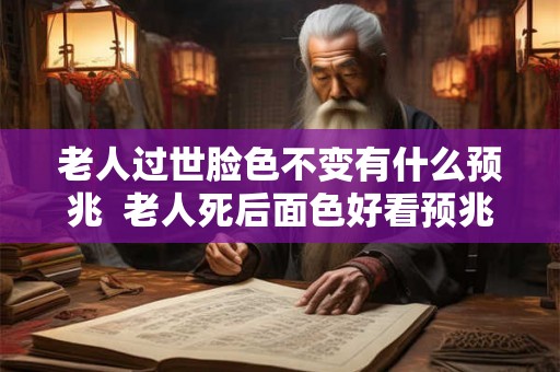 老人过世脸色不变有什么预兆  老人死后面色好看预兆