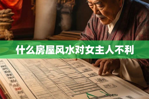 什么房屋风水对女主人不利