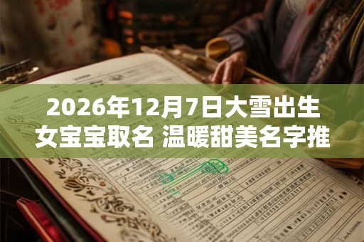 2026年12月7日大雪出生女宝宝取名 温暖甜美名字推荐