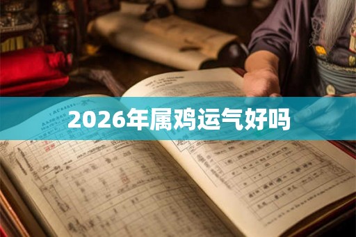 2026年属鸡运气好吗