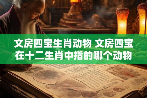 文房四宝生肖动物 文房四宝在十二生肖中指的哪个动物