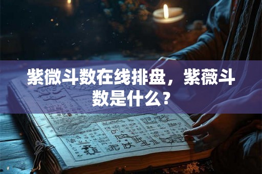 紫微斗数在线排盘,紫薇斗数是什么? 紫微斗数在线排盘,紫薇斗数是什么?