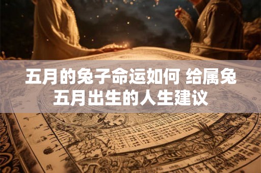 五月的兔子命运如何 给属兔五月出生的人生建议