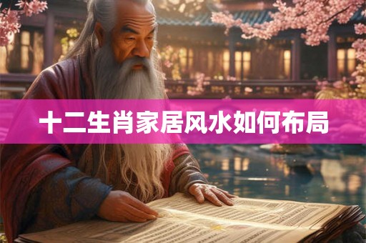 十二生肖家居风水如何布局