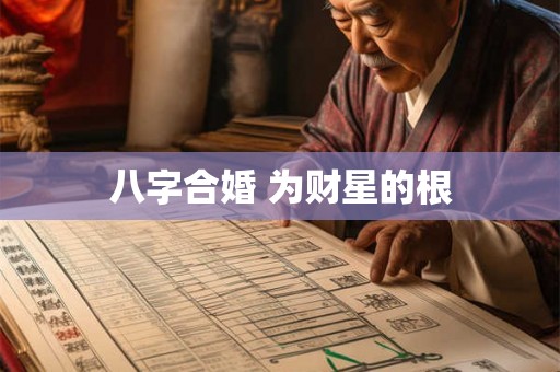 八字合婚 为财星的根