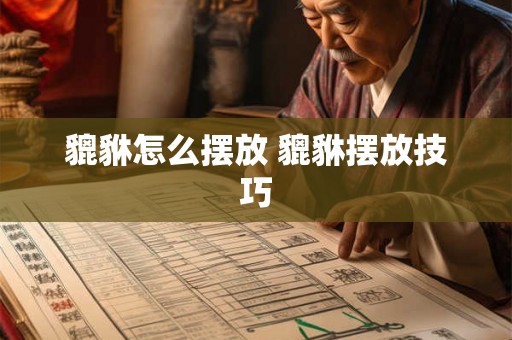 貔貅怎么摆放 貔貅摆放技巧 貔貅怎么摆放 貔貅摆放技巧