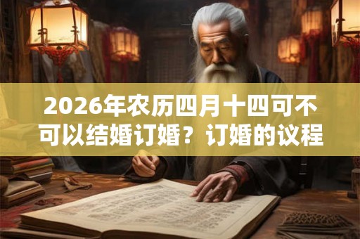 2026年农历四月十四可不可以结婚订婚？订婚的议程