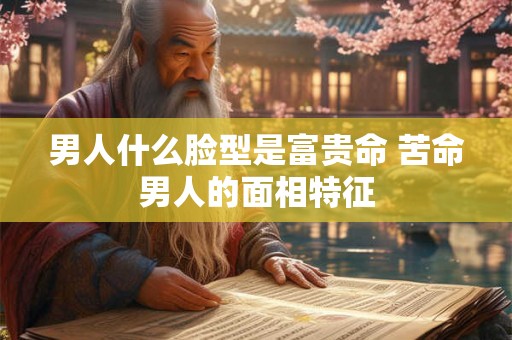 男人什么脸型是富贵命 苦命男人的面相特征