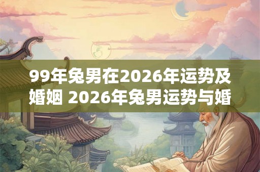 99年兔男在2026年运势及婚姻 2026年兔男运势与婚姻如何
