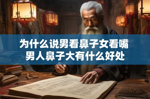 为什么说男看鼻子女看嘴 男人鼻子大有什么好处