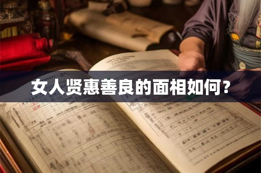 女人贤惠善良的面相如何？