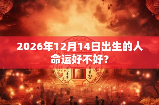 2026年12月14日出生的人命运好不好？