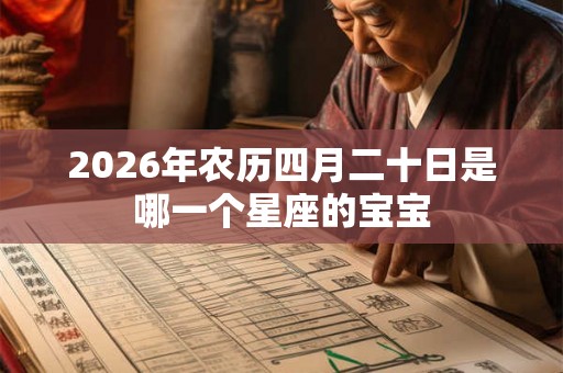 2026年农历四月二十日是哪一个星座的宝宝