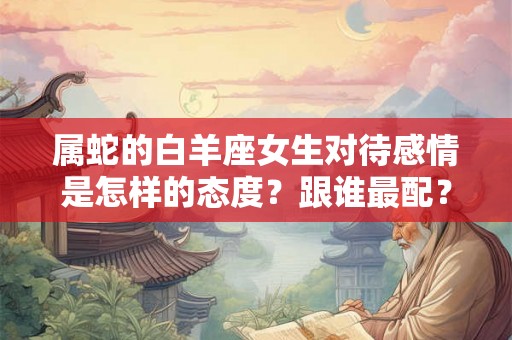 属蛇的白羊座女生对待感情是怎样的态度？跟谁最配？
