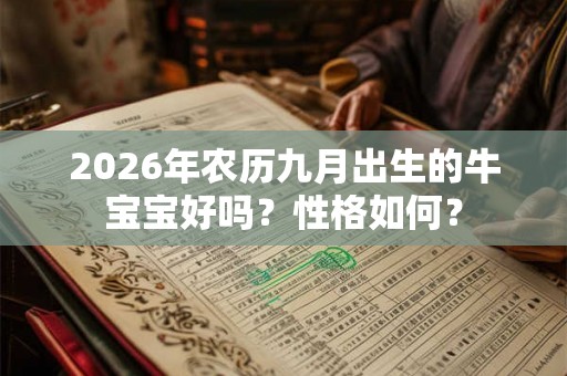 2026年农历九月出生的牛宝宝好吗？性格如何？