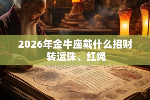 2026年金牛座戴什么招财 转运珠、红绳 2026年金牛座戴什么招财 转运珠、红绳