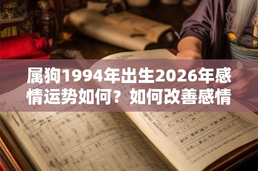 属狗1994年出生2026年感情运势如何?如何改善感情运势? 属狗1994年出生2026年感情运势如何?如何改善感情运势?