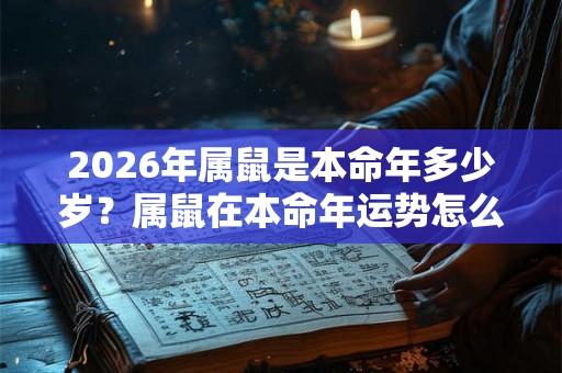 2026年属鼠是本命年多少岁？属鼠在本命年运势怎么样？