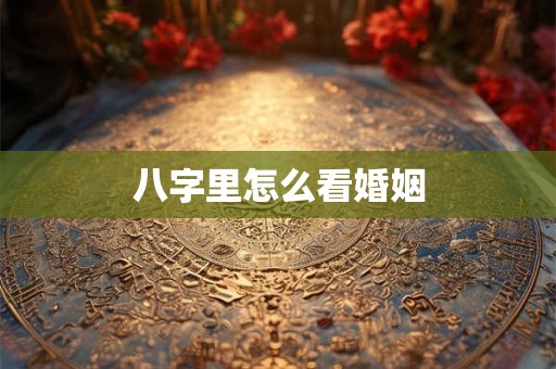 八字里怎么看婚姻
