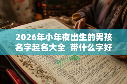 2026年小年夜出生的男孩名字起名大全 带什么字好 2026年小年夜出生的男孩名字起名大全 带什么字好